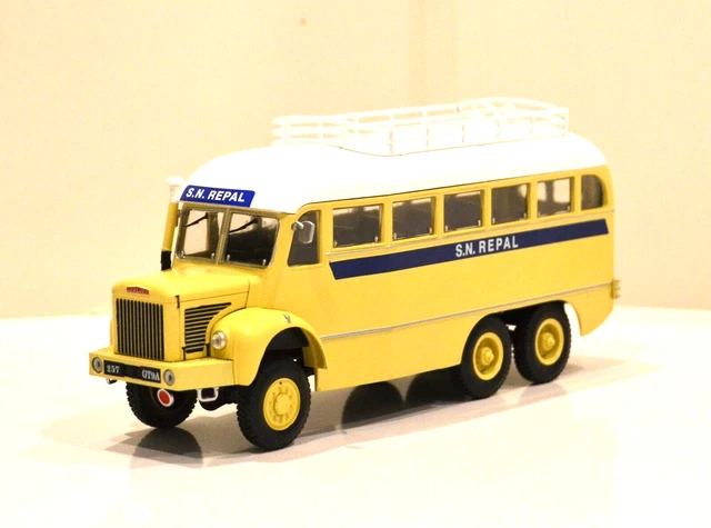 Modèle Réduit 1/43 Berliet GBC 8 M 6x6 Autocar Saharien - IXO - Neuf