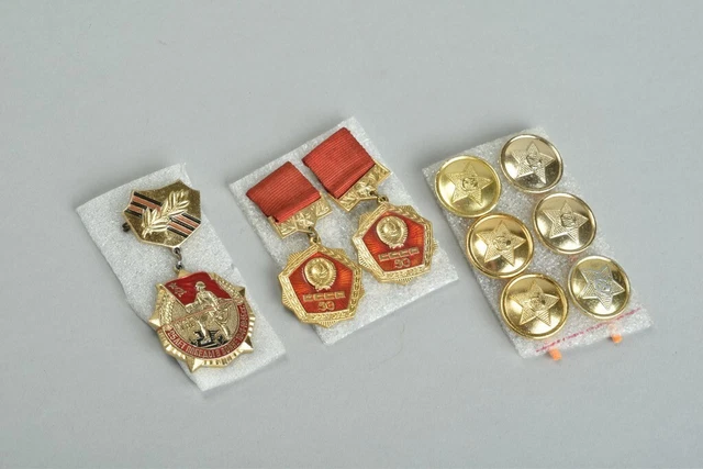 Soviet Union USSR Cold War Era Operatives' Uniform Badges. Ref 76UK
