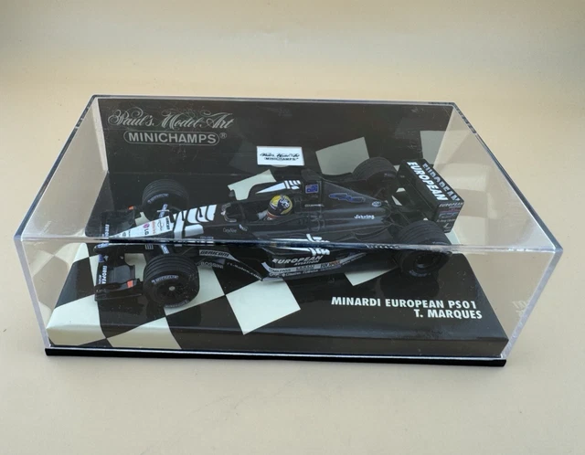 Minichamps 1:43 - 1 - Coche De Carreras A Escala - Jos Verstappen Minardi Ps01 Jos Verstappen Test Valencia