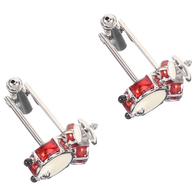 2 pz abito polsini sinistro camicia gemelli batteria set gemelli kl