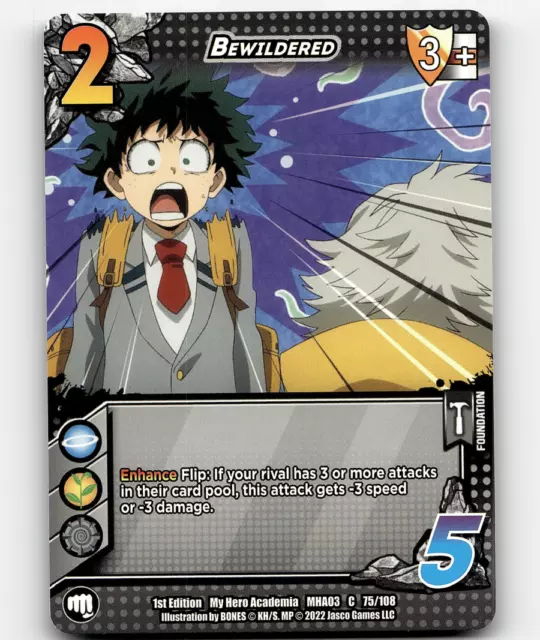 UniVersus Bewildered My Hero Academia: Heroes Clash 1st Edition C