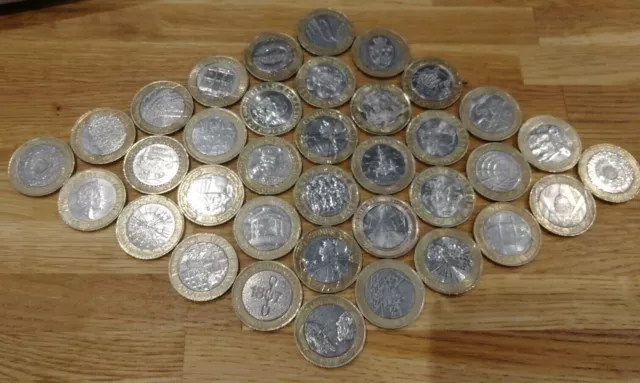 £2 UK Coin Hunt £2 Coins 1997 - 2020 GB Coins Two Pound