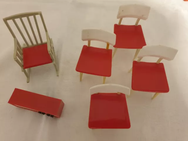 Konvolut Puppenstubenmöbel Puppen Plastik DDR vintage
