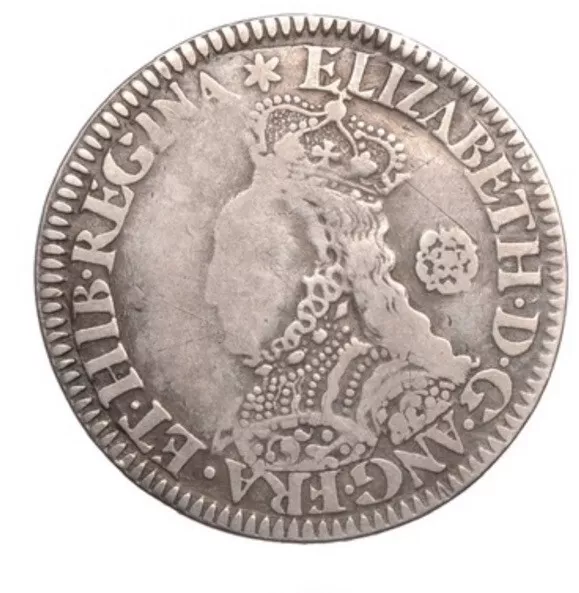 1562 Elizabeth I Sixpence Milled Issue, mm Star, S-2596 ex Roy Ince Collection