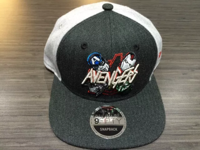New Era Cap Hat Marvel Rock Avengers Snapback Adjustable Captain America Hulk OS