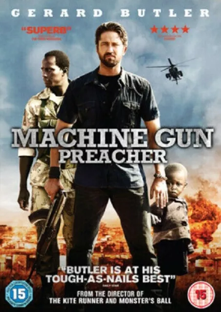 Máquina Pistola Preacher (DVD < 2010) Región 2 Ue Cubierta Funciona En Inglés W/