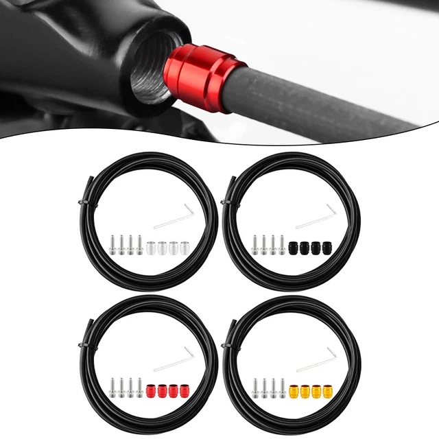 Raccord D'extension Pour Tuyau De Frein VTT - En Acier Inoxydable, Angle Droit Ou Coudé