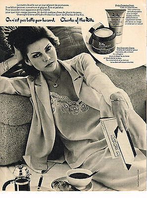 PUBLICITE ADVERTISING 044  1977   CACHAREL    gamme cosmétiques HOMME 