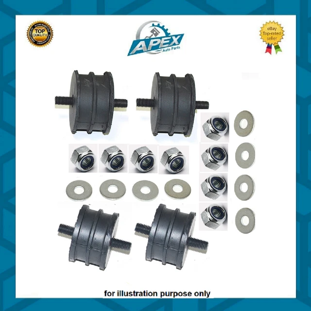 GEARBOX ENGINE MOUNTS Nuts Washers For Land Rover Series 2 3 Petrol 4
