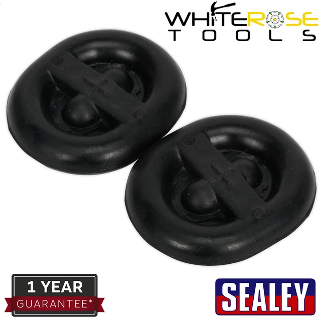 Gomme di montaggio scarico Sealey L62 x D54 x H13,5 (confezione da 2) garage auto