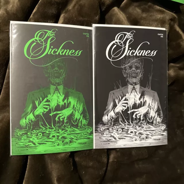 The Sickness #1 Jenna Cha 1:50 Variant Set Glow SOLD OUT