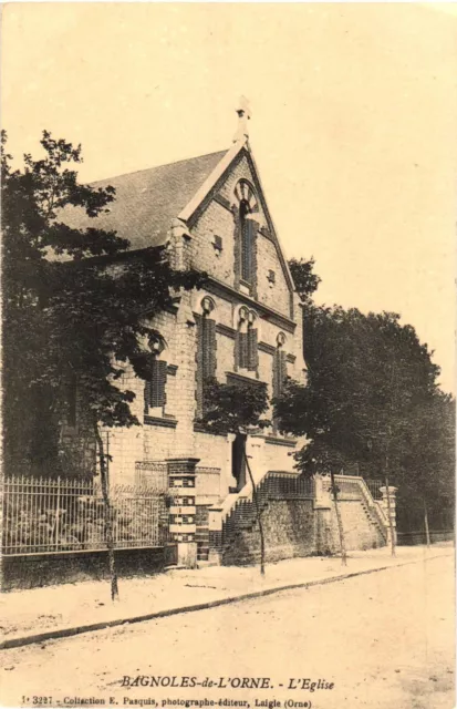 Chruch At Bagnoles de l'Orne Normandie, France Postcard