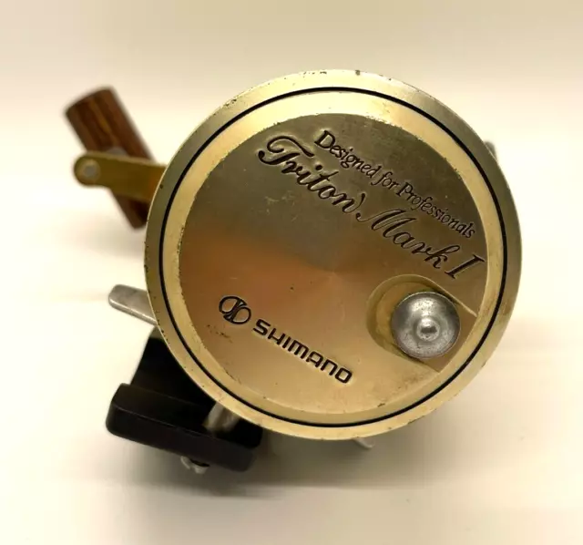 SHIMANO TRITON MARK I Vintage Gold Conventional Casting Fishing Reel RH  Rare Old $189.99 - PicClick