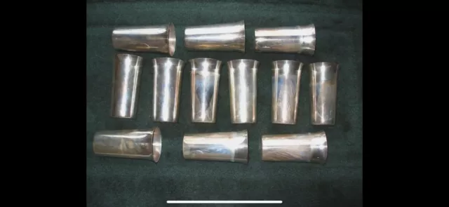 12 Sterling 5 1/4" Manchester 12 Oz. Water Tumblers