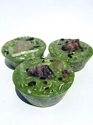 4 Loaded Powerful Green Earth Orgone Tower Busters- Orgone Energy Art-Chembuster