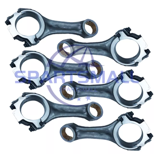 6X Connecting Rod 6732-31-3101 for Komatsu 6D102/E Engine PC200-6 Excavator