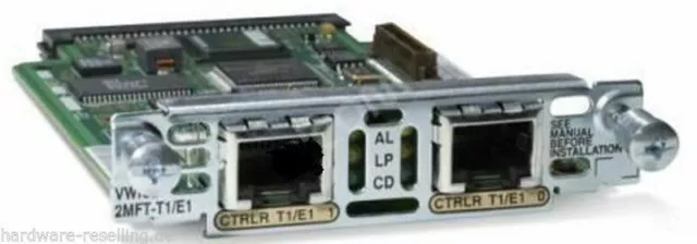 Cisco Systems VWIC2-2MFT-T1/E 2-Port 2nd Gen Multiflex Trunk Voice/WAN Int. Card