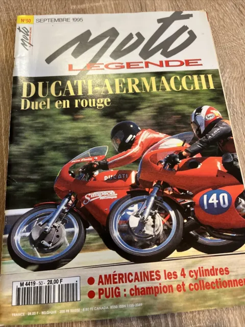 Moto Legende  50 Aermacchi 350 Ducati Scott 600 Henderson Cleveland Manufrance