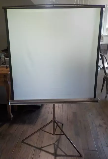 Vintage Da-Lite 40"x40" Projection Projector Screen with Original Box