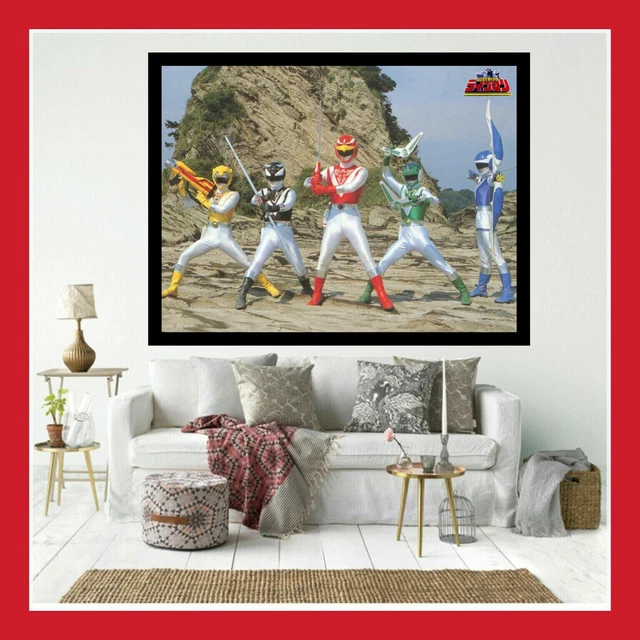 Poster Toile Coton Choujuu Sentai Liveman / Bioman – Figurine Club Dorothée