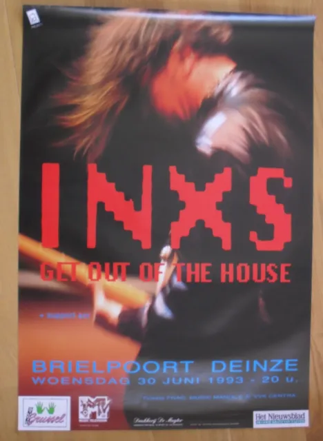 INXS original concert poster '93