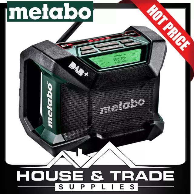 Metabo Cordless Worksite Radio AM/FM Digital R 12-18 DAB+ BT 600778590