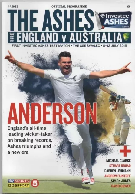 Jul 15 ENGLAND v AUSTRALIA 1st Ashes Test at Cardiff