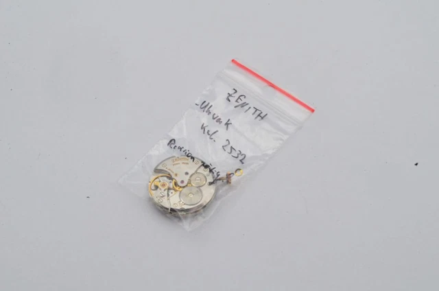 Mouvement Mécanique Manuel Zenith Calibre 2532 - Pour Montre Bracelet Vintage, Fonctionne
