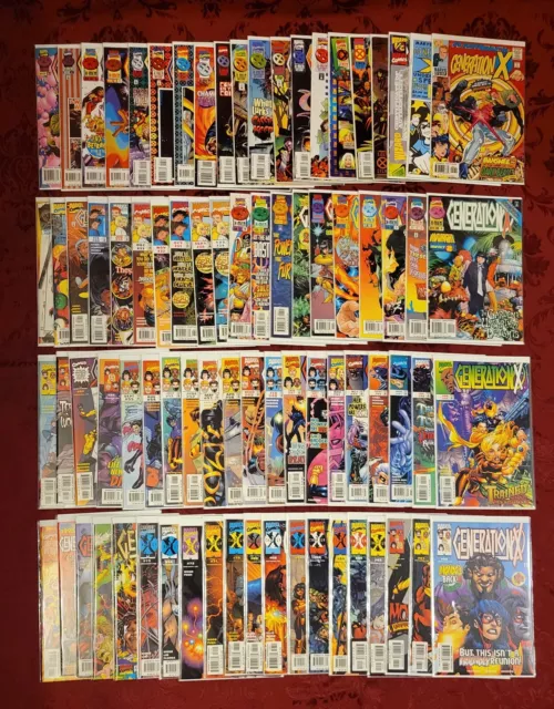 Generation X 1-75 Near-Complete Series (Missing 3, 46, 74) + 5 Annuals + Special