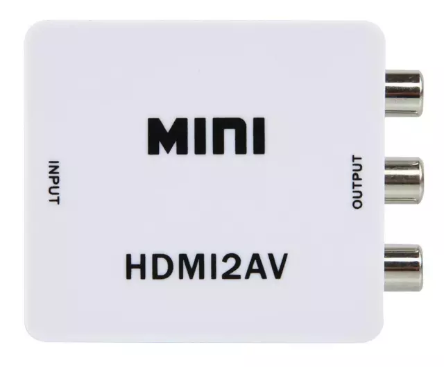 HDMI Zu Komposit Konverter, Stecker Typ USB, Farbe Weiß, Externe Für UNBRANDED