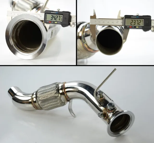 Exhaust Sports Downpipe For Bmw E90 E91 325D 330D M57N2 E60 E61 525D 530D M57