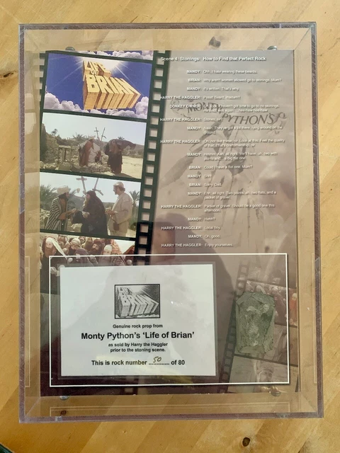 MONTY PYTHON'S THE Life of Brian - Original Film Prop - Harry The ...