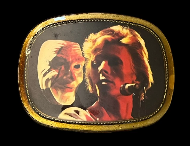 David Bowie Vintage Belt Buckle Ziggy Stardust 70s Rock N Roll Pacifica 1977