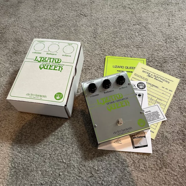 Electro-Harmonix / JHS "Big Box" Lizard Queen Octave Fuzz 2023 - Silver / Green