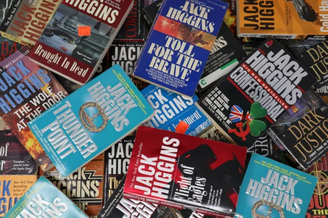 Lot of 10 Books by Jack Higgins - Random Mix