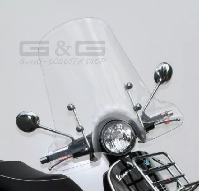 Windschild Windschutzscheibe Faco Hoch für Piaggio Vespa GT GTS 125 250 300