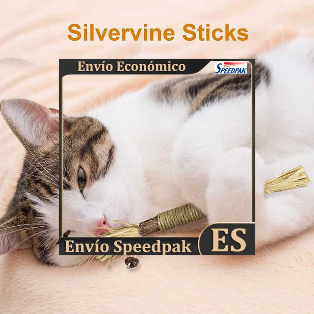 5pcs Natural Catnip Cat Snacks Reusable Wooden Polygonum Toys Gifts Pet Supplies