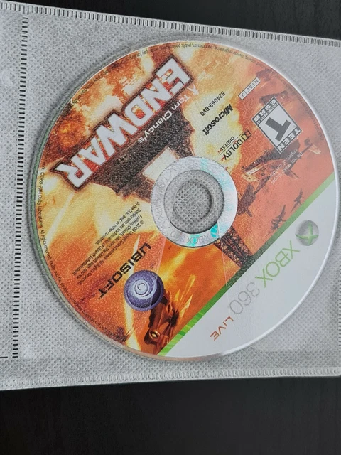 miicrosoft xbox 360 hhh video game tom clancy's endwar