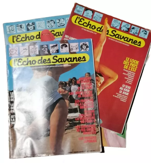 L'écho Des Savanes, Magazine BD, Divers Numéros De 2 À 85