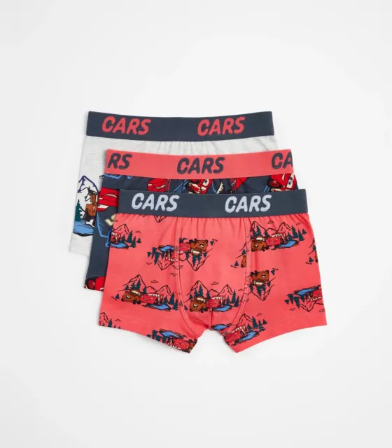 Underwear Cars Boys Trunks 3 Pack Underwear Gift Set, Avengers, Spiderman, Cars