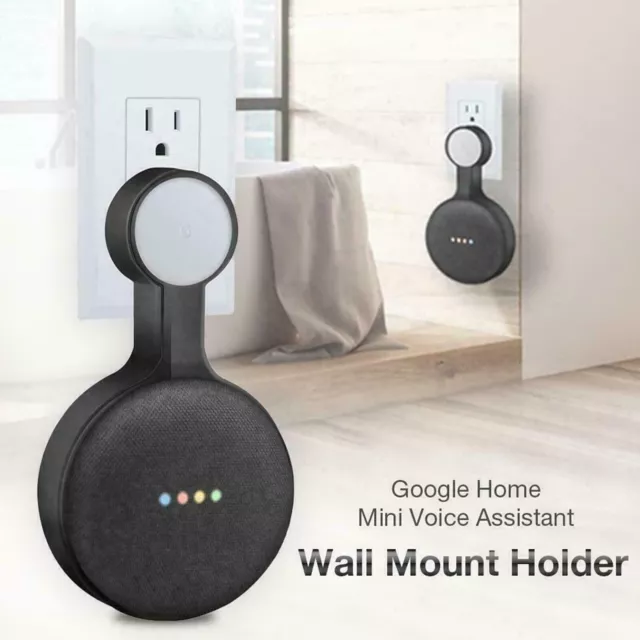 Outlet Wall Mount Stand Hanger Holder for Google Home Mini Voice Assistant Hot
