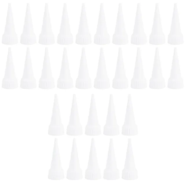 30 piezas boquilla de punta duradera aplicador para 100 ml de pegamento boquilla redonda