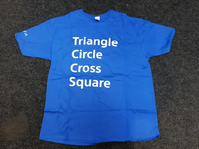Official Playstation Triangle Circle Cross Square (XL) (X-Large) - T Shirt BN