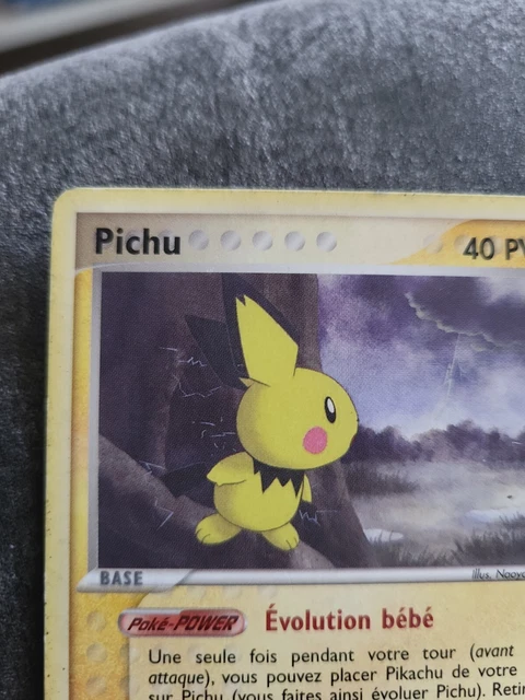 PICHU 20/100 Block EX Sandstorm NM Pokemon Card - Near Mint 3