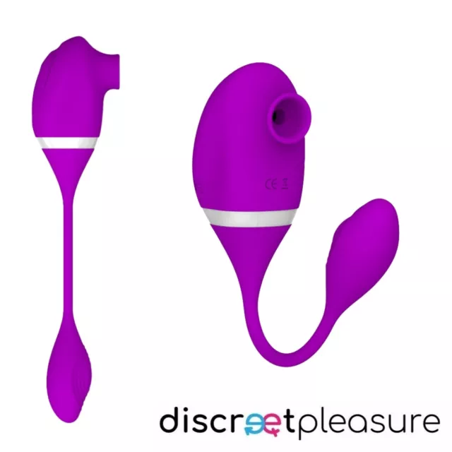 Sucking-Vibrator-Toy-Vibrating-Dildo-Clitoris-G Spot-Anal-Egg-Stimulator-Women