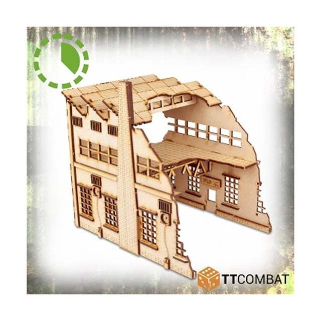 TT Combat World War 28mm Ruined Factory Pack SW