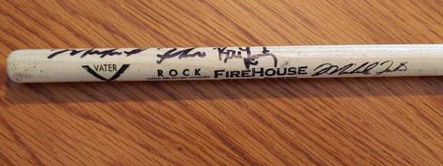 Michael Foster Signed X3 Stage Used Signature Vater Drumstick Firehouse Cj Snare Michael Foster Signed X3 Stage Used Signature Vater Drumstick Firehouse Cj Snare