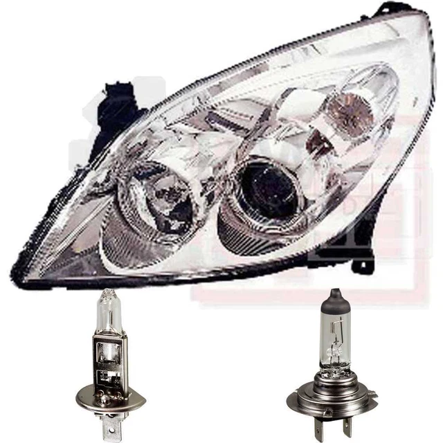 Headlight Left Opel Vectra C Year 06/05- >> H7 +H1 Headlight 1376177