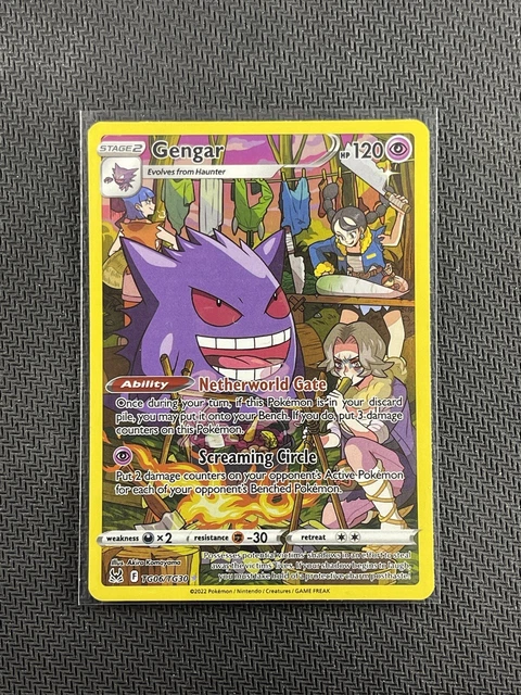 POKEMON CARD - Full Art Gengar 2022 Lost Origin Ultra Star Rare Holo ...