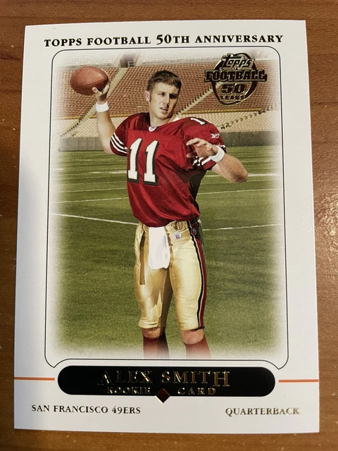 Alex Smith San Francisco 49ers 2005 Topps 50th Anniversary Rookie RC Card #435